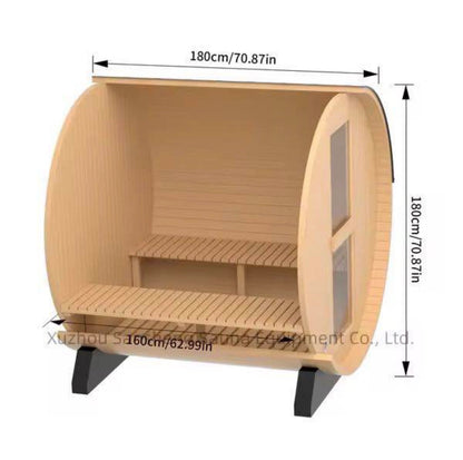 Outdoor Barrel Sauna 4 Person