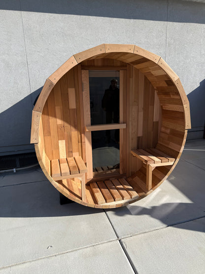 Out Door Barrel Sauna 6 Person