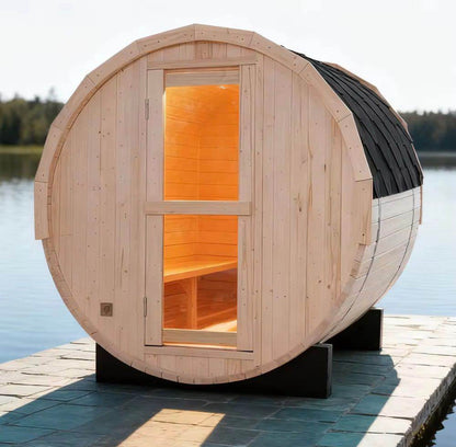 Outdoor Barrel Sauna 4 Person