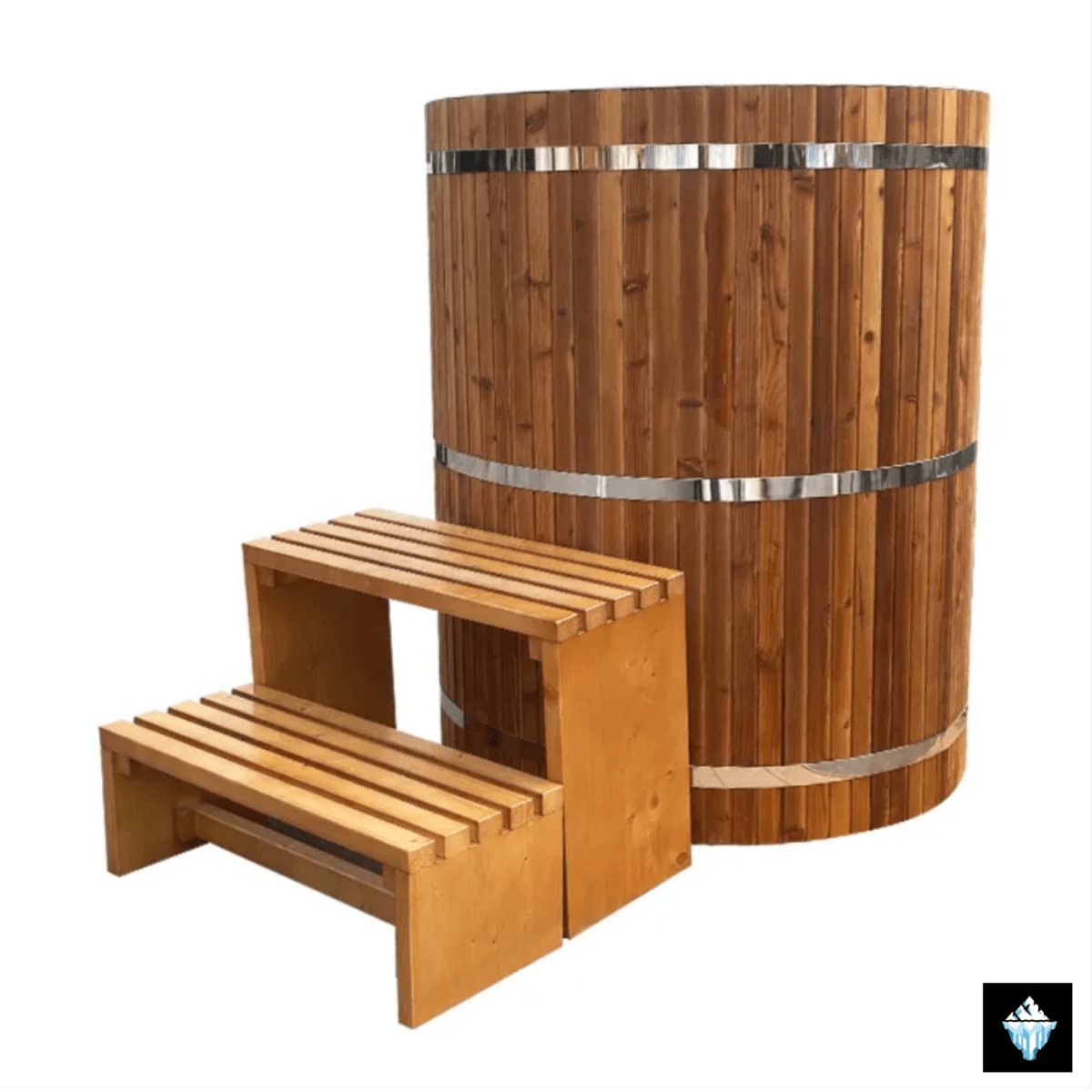 Wood Finish Cold Plunge Ice Barrel and Chiller - Glacier Therapy CoHydrotherapy EquipmentGlacier Therapy Co